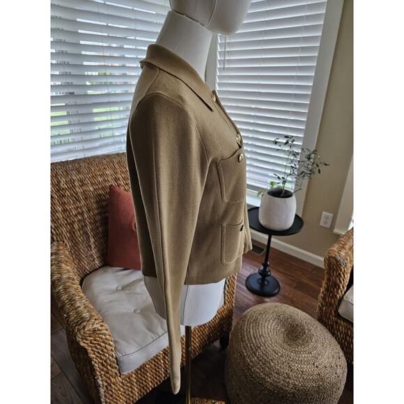 J. Crew Patch-Pocket Sweater Lady Jacket Women's S Preppy Academia Schoolboy - Picture 3 of 8